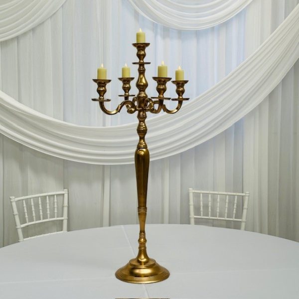 5 arm tall candelabra - Image 3