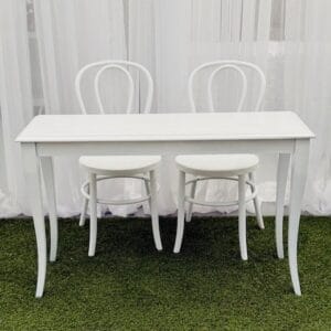 Jane white signing table