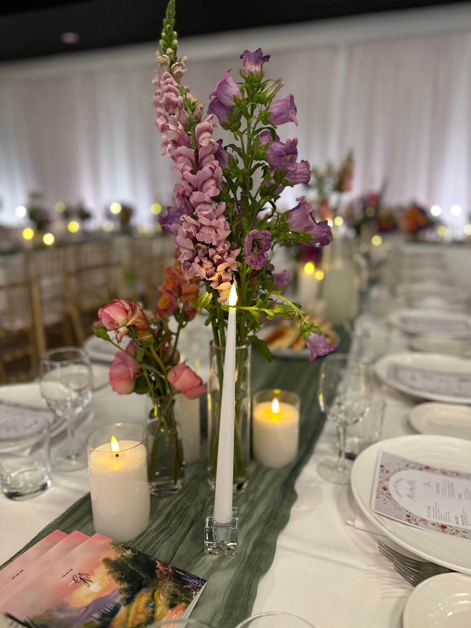 Pillar LED candles (flameless) in glass – exposed “flame” - Image 7