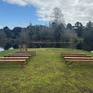 Natural Wooden Bench