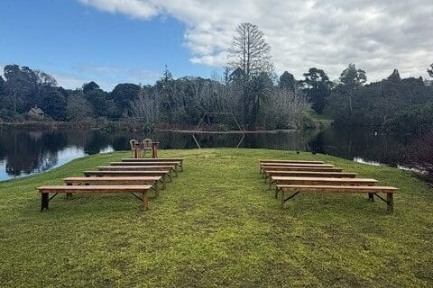 Natural Wooden Bench