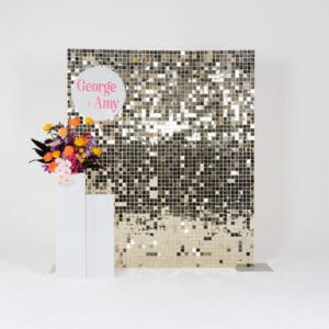 Sequin Tile Backdrop - Gold