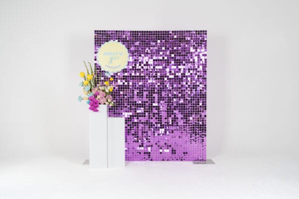 Sequin Tile Backdrop - Purple
