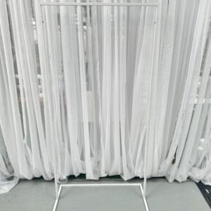 Signage stand - white (Large)