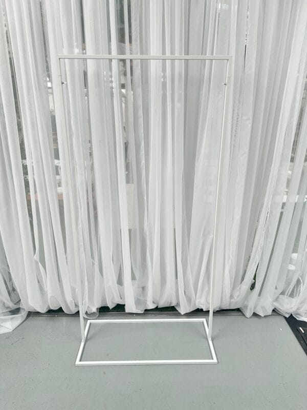 Signage stand - white (Large)