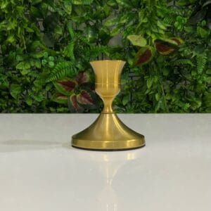 Brushed Brass Candleholder