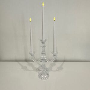 Lumiere crystal candelabra (3 prong)