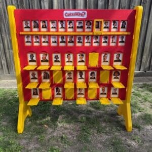 Giant Guess Who - Red Team Board